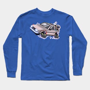 DELOREAN Cartoon Long Sleeve T-Shirt